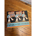 Vintage 1931 Parade of The Toy Soldiers Childrens Book Whitman Pub. Die Cut Book