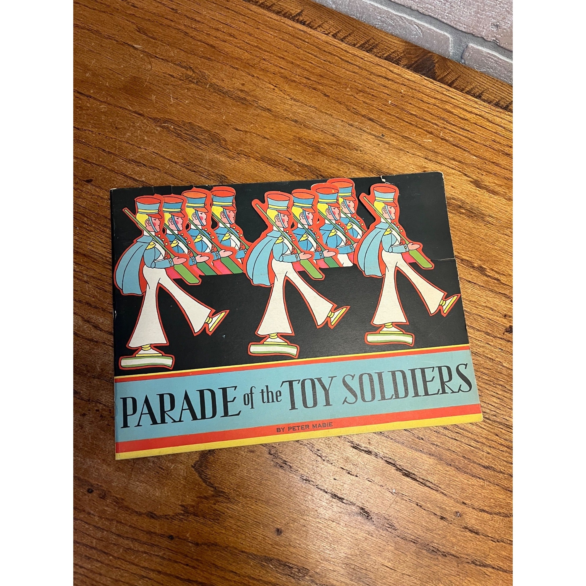 Vintage 1931 Parade of The Toy Soldiers Childrens Book Whitman Pub. Die Cut Book