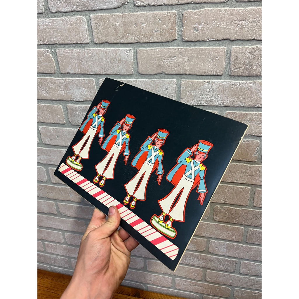 Vintage 1931 Parade of The Toy Soldiers Childrens Book Whitman Pub. Die Cut Book