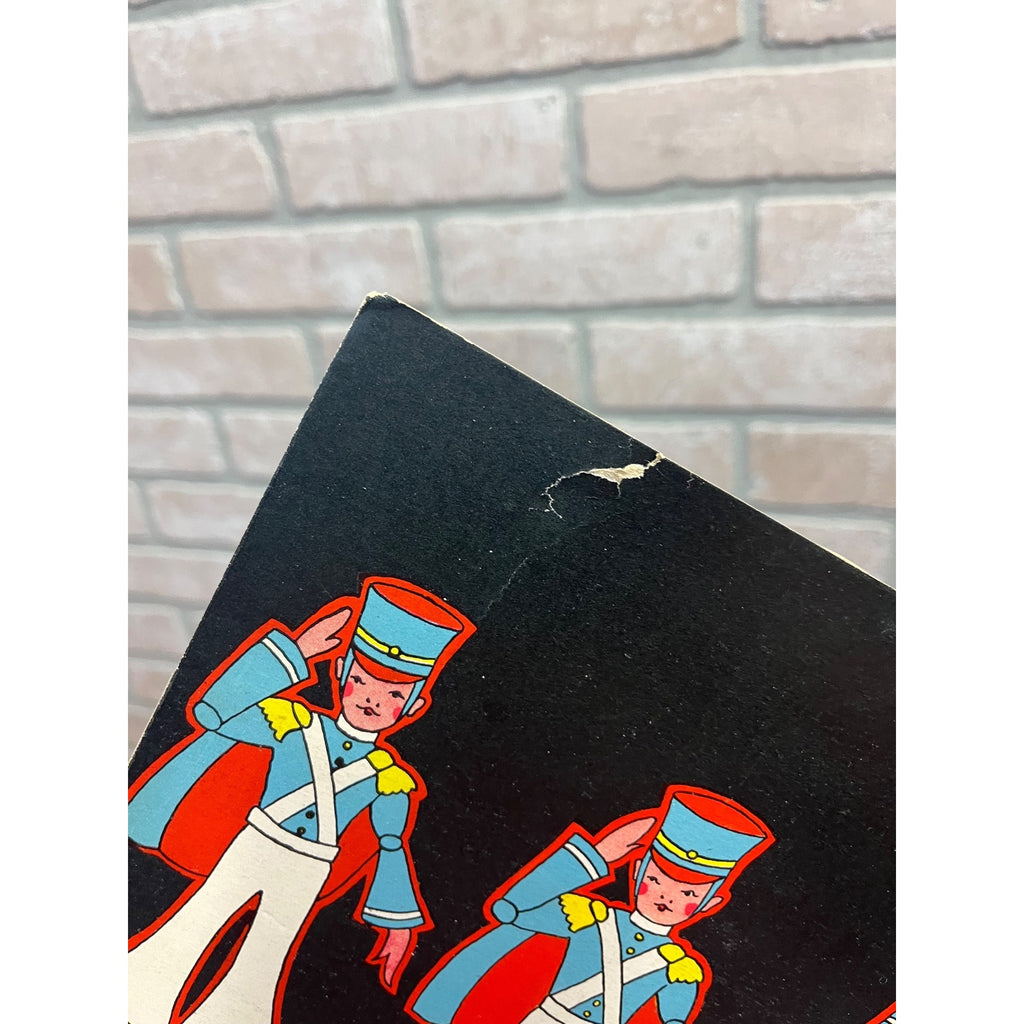 Vintage 1931 Parade of The Toy Soldiers Childrens Book Whitman Pub. Die Cut Book