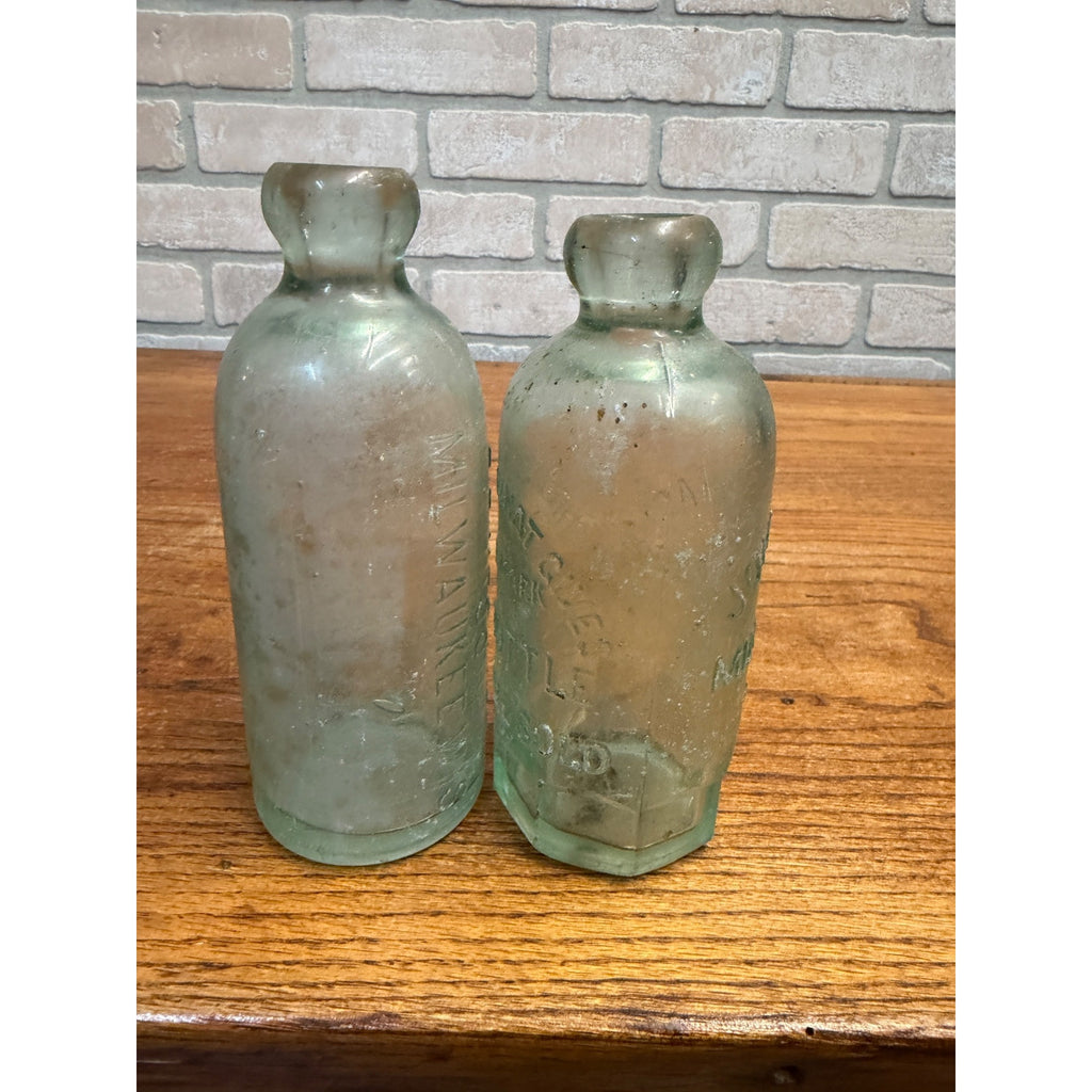 Antique 1900s Milwaukee Wis Blob Hutch Hutchinson Lot John Graf El Husting