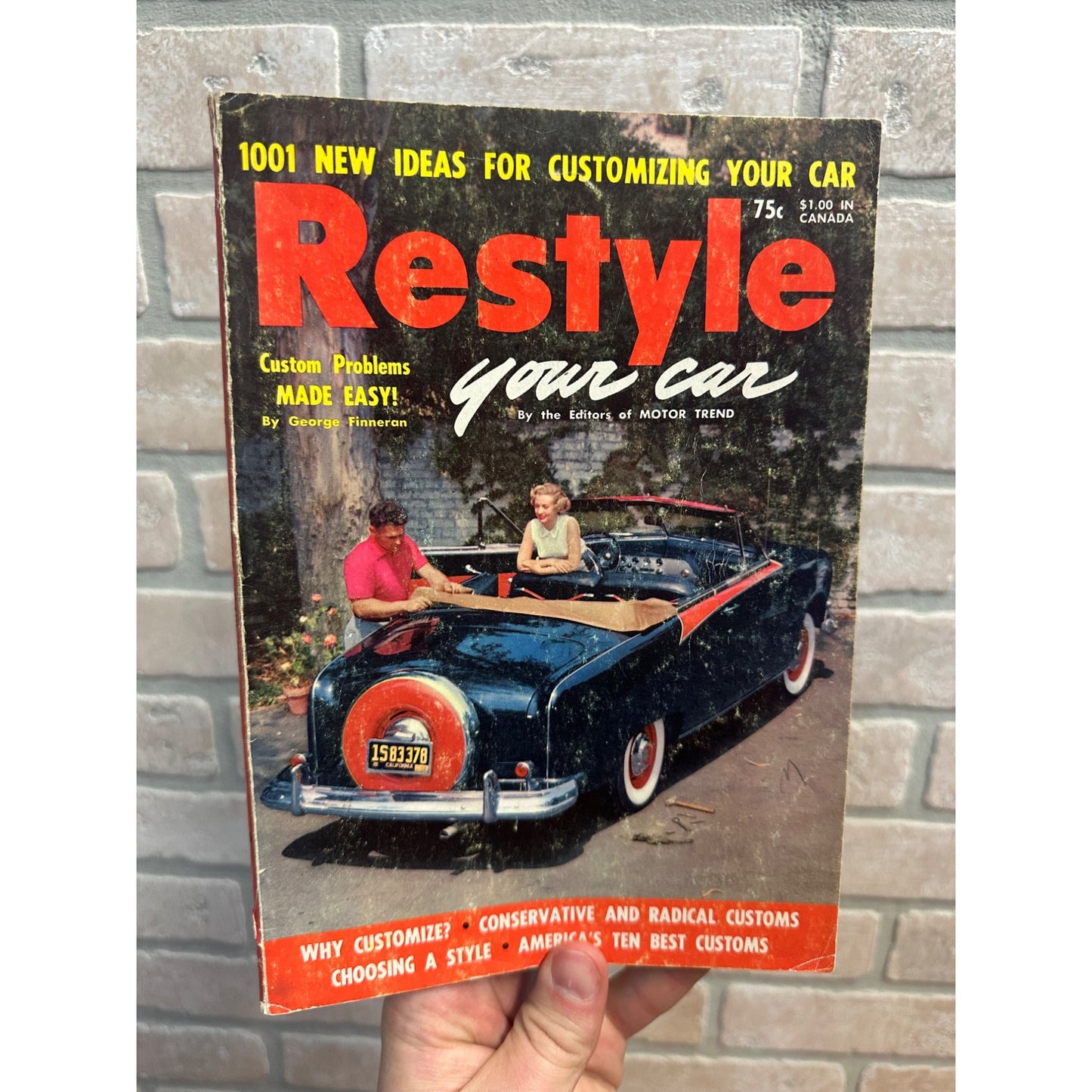 RESTYLE YOUR CAR #105 - 1952 Magazine Cars / Custom Automobile Motor Trend