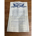 Vintage c1930s History of American Flag School Brochure Patriotic United States