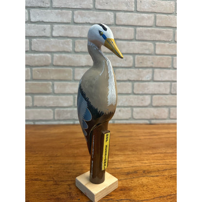 Central Waters Original Hand Painted 12" Blue Heron Beer Tap Handle