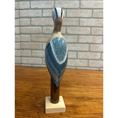 Central Waters Original Hand Painted 12" Blue Heron Beer Tap Handle