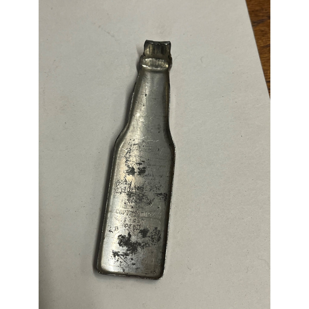 Vintage Duquesne Pilsner Beer Tin Metal Figural Bottle Opener