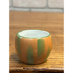 Rare Antique German Halloween Pumpkin Jack-o-Lantern Porcelain Childs Tea Cup