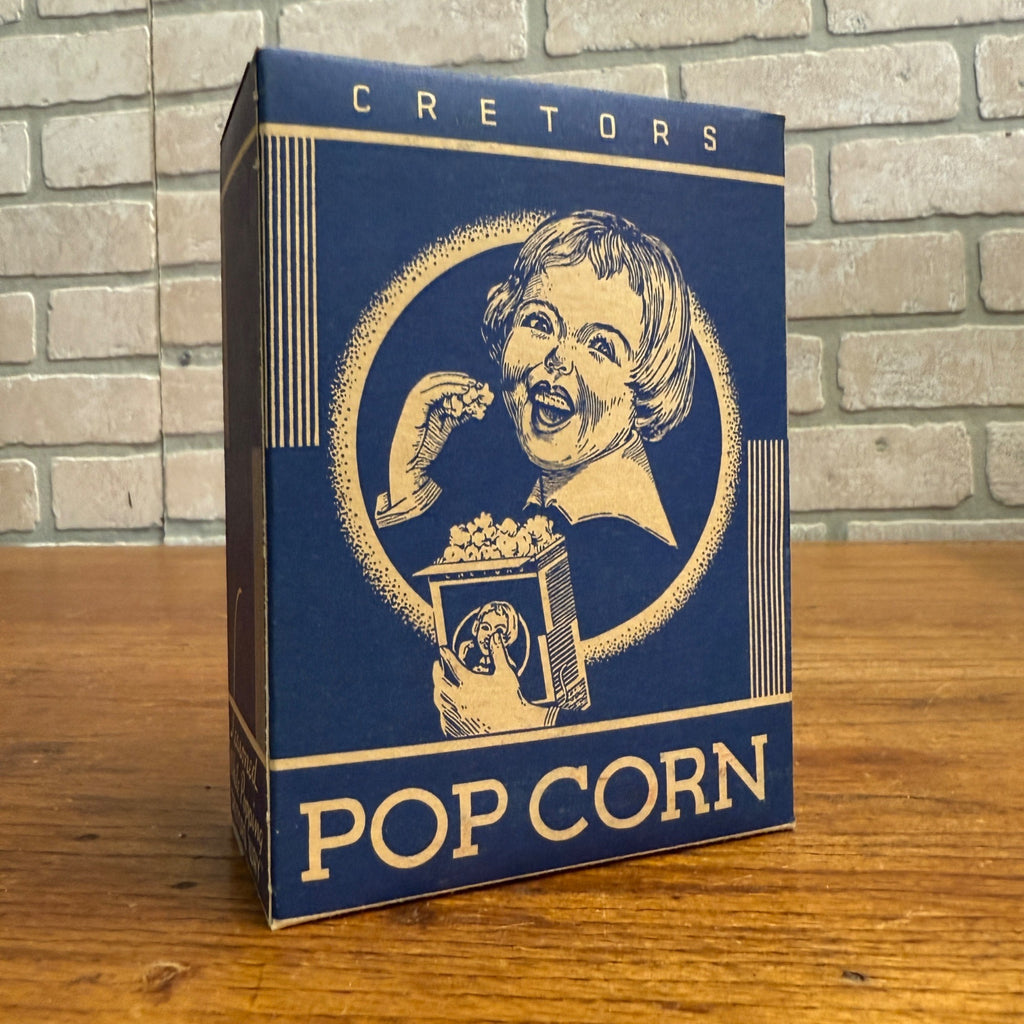 Scarce Small Cretors Popcorn Box Movie Theater Kitchen Decor