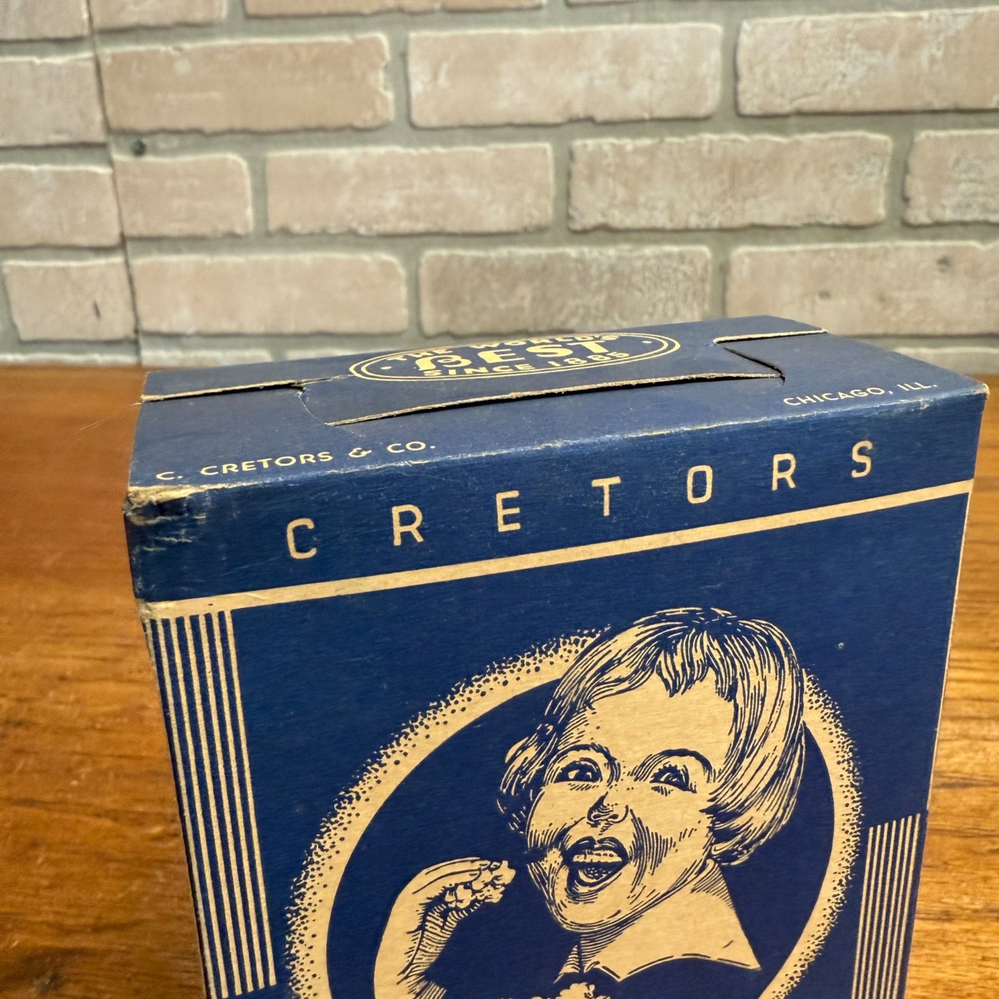 Scarce Small Cretors Popcorn Box Movie Theater Kitchen Decor