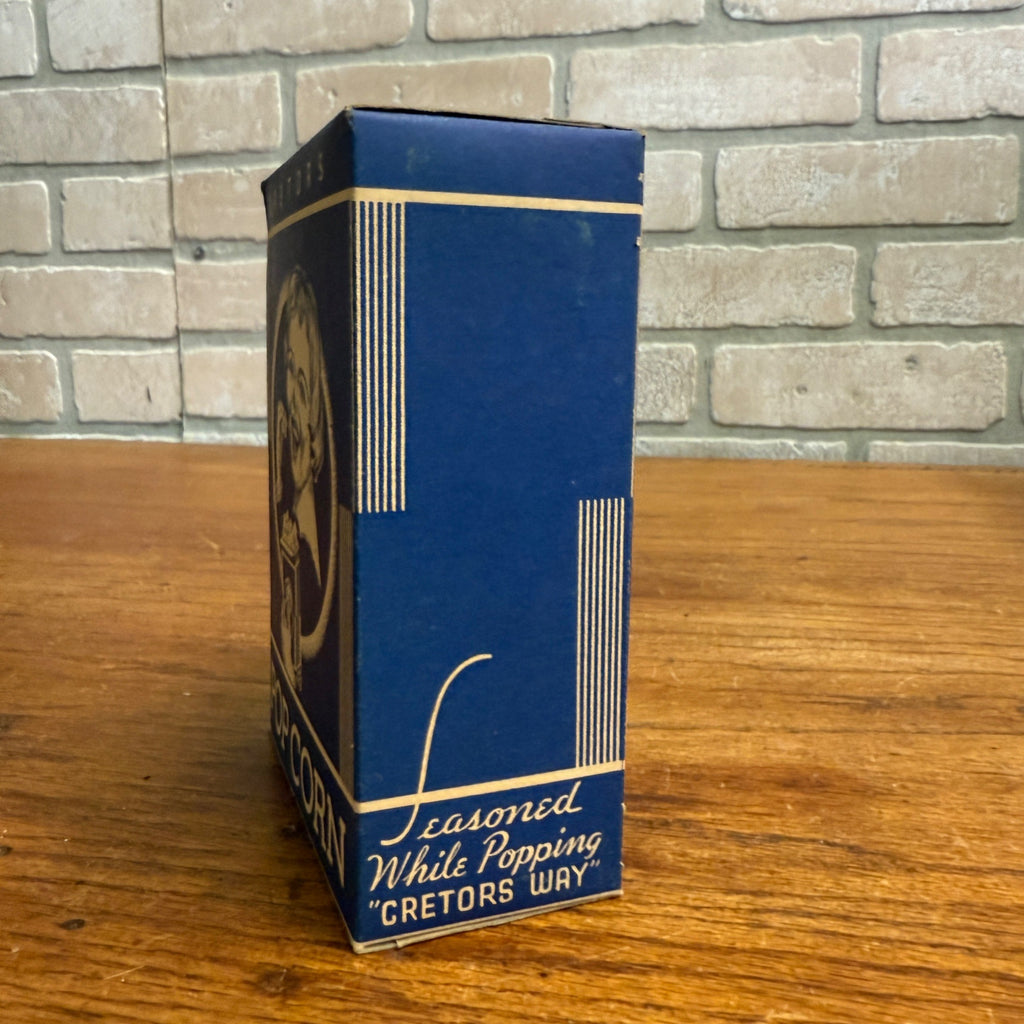 Scarce Small Cretors Popcorn Box Movie Theater Kitchen Decor