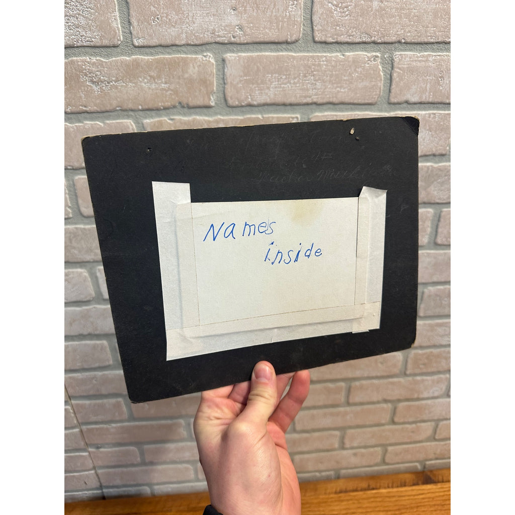 Antique c1915 Original Cabinet Card Photo Rosecrans School Manitowoc Wis Photograph