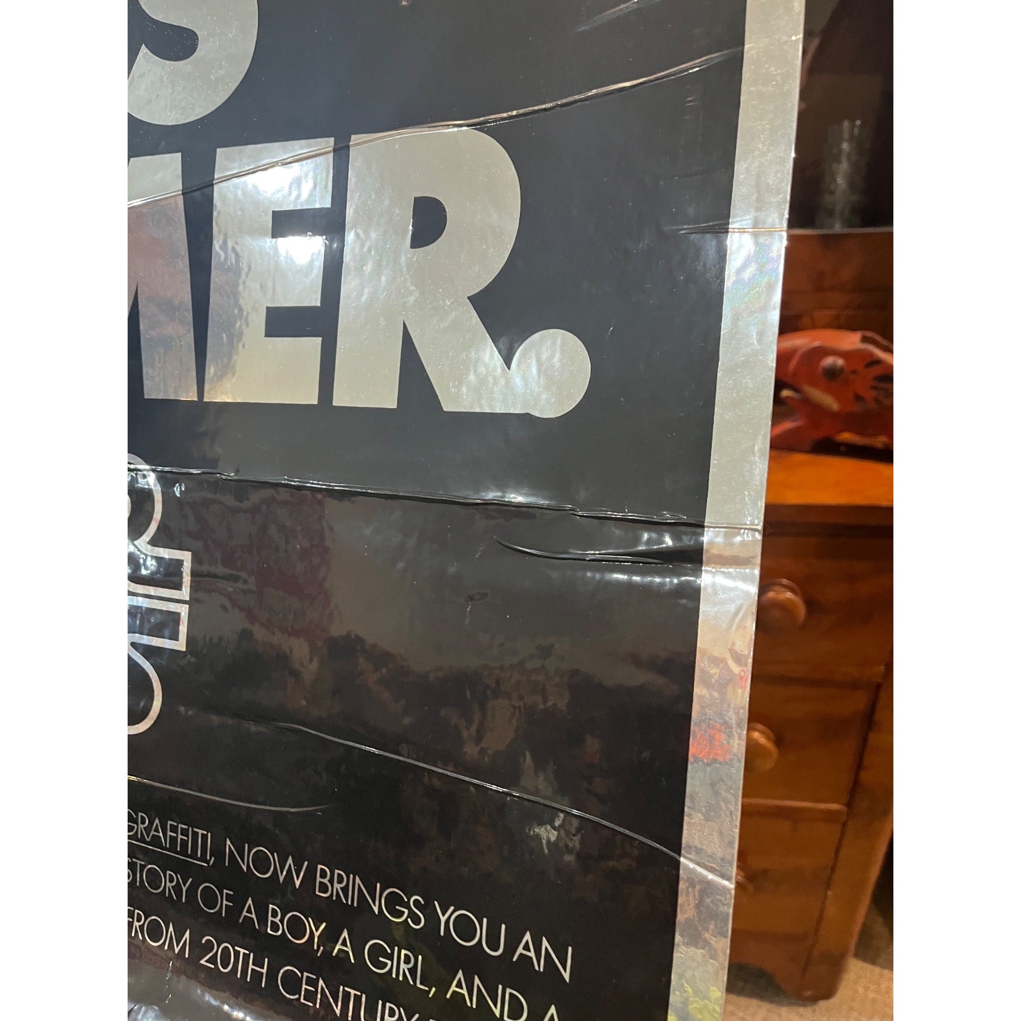 Original 1977 Star Wars Advance Teaser Movie Poster Coming To Your Galaxy Summer