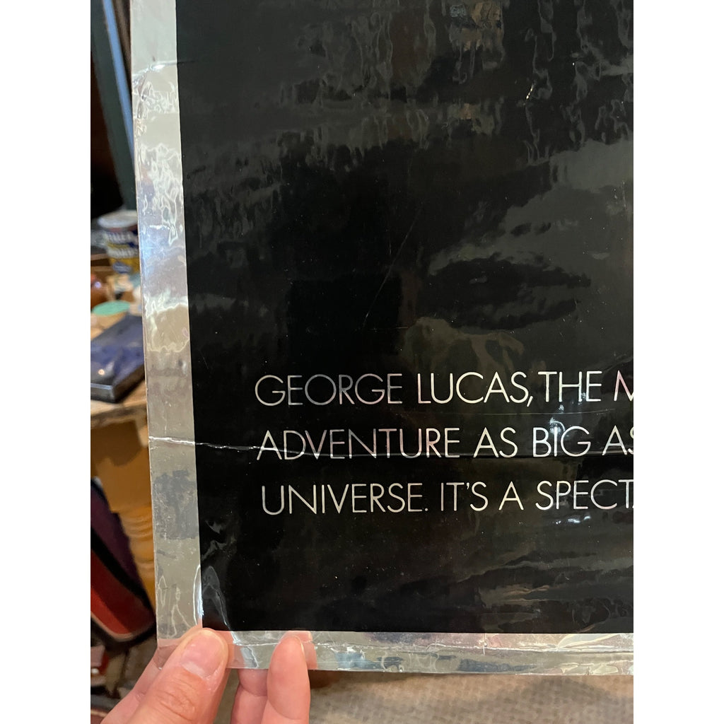 Original 1977 Star Wars Advance Teaser Movie Poster Coming To Your Galaxy Summer