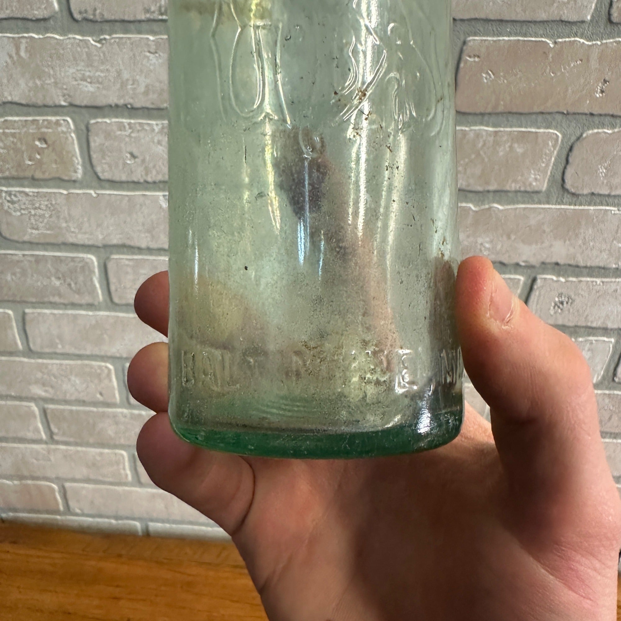 Antique Aqua Darley Park Brewery Beer Bottle Baltimore Md GBS