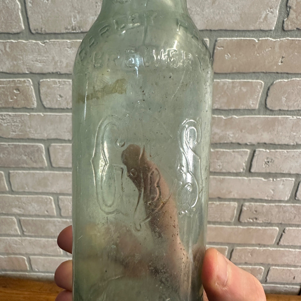 Antique Aqua Darley Park Brewery Beer Bottle Baltimore Md GBS