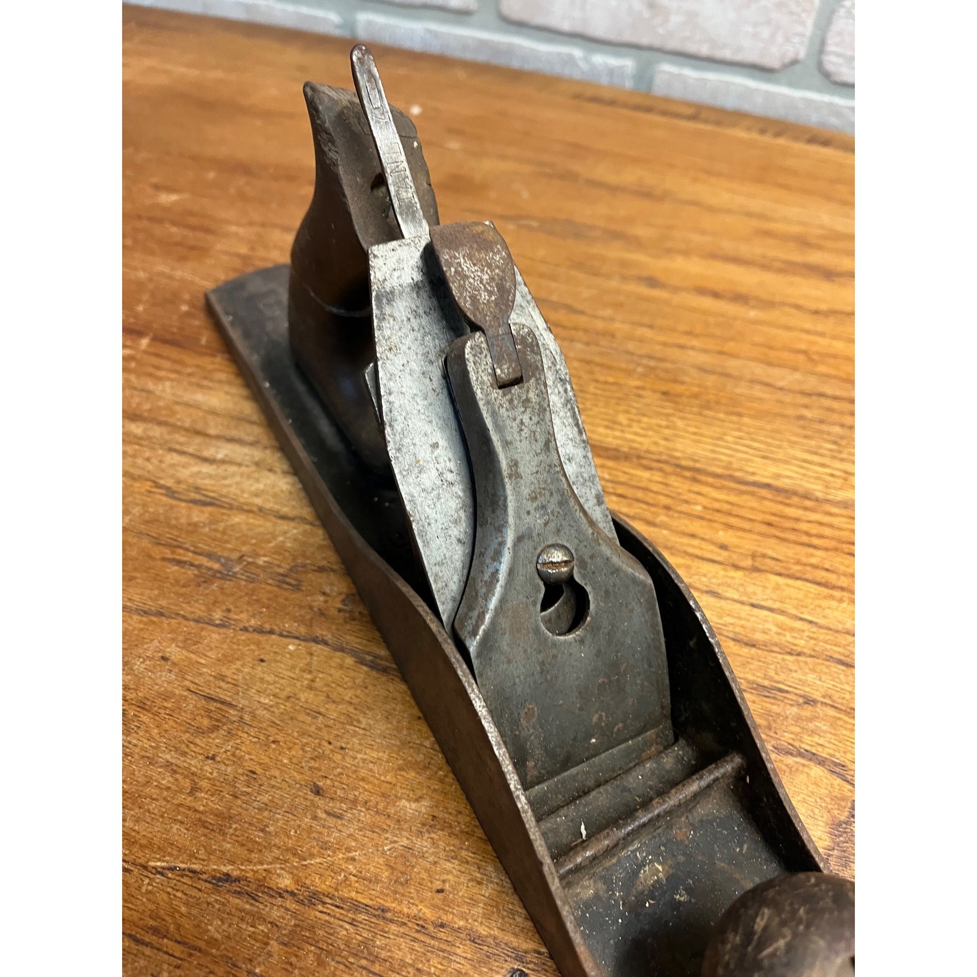 Vintage Stanley Bailey No. 5 Woodworking Smooth Bottom Plane Type 9 (1902-1907)