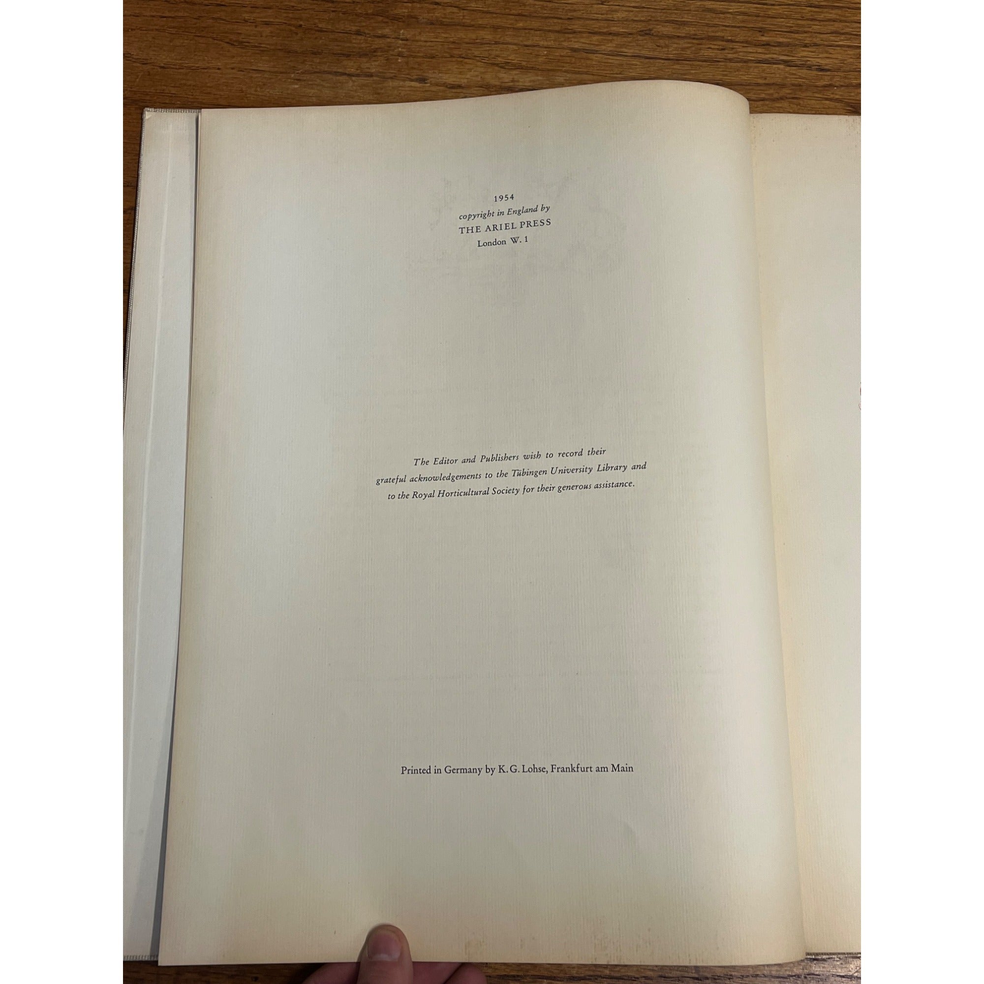 ROSES Pierre-Joseph Redoute The Ariel Press, 1st Edition, 1st Impression 1954