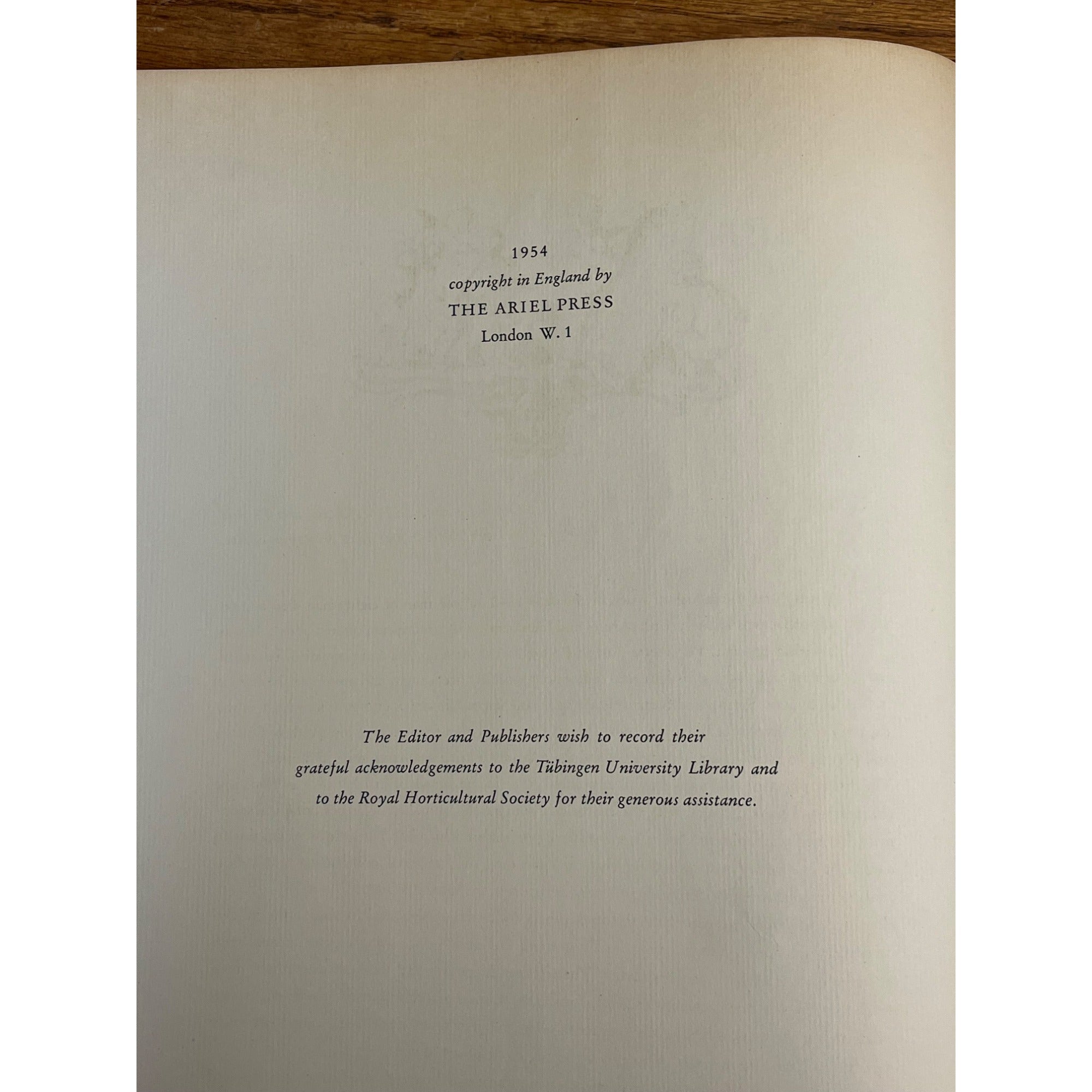 ROSES Pierre-Joseph Redoute The Ariel Press, 1st Edition, 1st Impression 1954