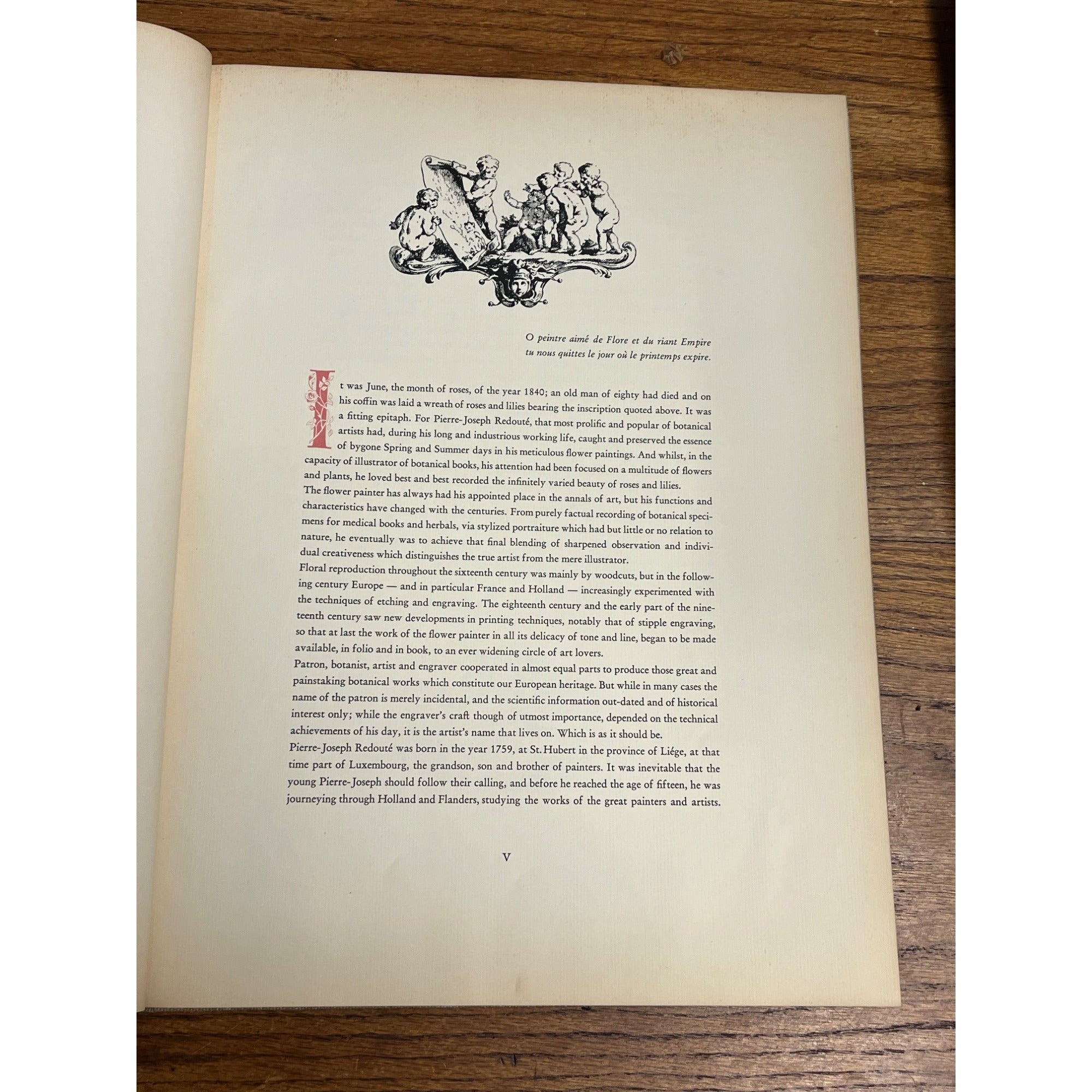 ROSES Pierre-Joseph Redoute The Ariel Press, 1st Edition, 1st Impression 1954