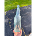 Vintage Aqua Blue KCB or K.C. & Co Emossed 11-3/4" Bottle Soda