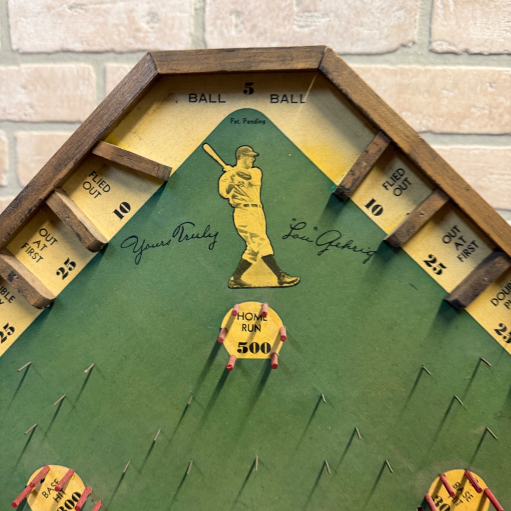 1932 Official Lou Gehrig ‘Plaball’ Baseball Game Board NY Yankees Christy Walsh