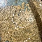 Vintage Antique Claw Footed World Globe