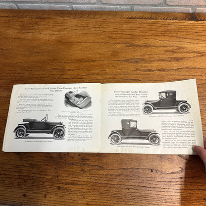 Vintage c1916 Studebaker Car Dealership Showroom Sales Booklet Catalog