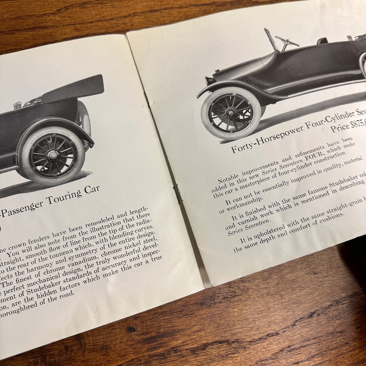 Vintage c1916 Studebaker Car Dealership Showroom Sales Booklet Catalog