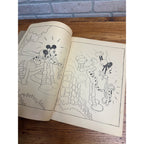 Vintage The Walt Disney Paint Book 48-Pages Mickey Mouse 1970s Reissue
