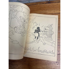 Vintage The Walt Disney Paint Book 48-Pages Mickey Mouse 1970s Reissue