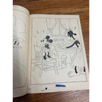 Vintage The Walt Disney Paint Book 48-Pages Mickey Mouse 1970s Reissue