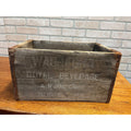 RARE Vintage Waukesha Royal Beverages Soda Bottle Wooden Crate Case Milwaukee WI