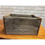 RARE Vintage Waukesha Royal Beverages Soda Bottle Wooden Crate Case Milwaukee WI