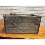 RARE Vintage Waukesha Royal Beverages Soda Bottle Wooden Crate Case Milwaukee WI