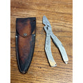 Vintage Fred Mac Overland Fisherman’s Friend Fishing Tool w/ Leather Belt Pouch