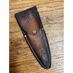 Vintage Fred Mac Overland Fisherman’s Friend Fishing Tool w/ Leather Belt Pouch