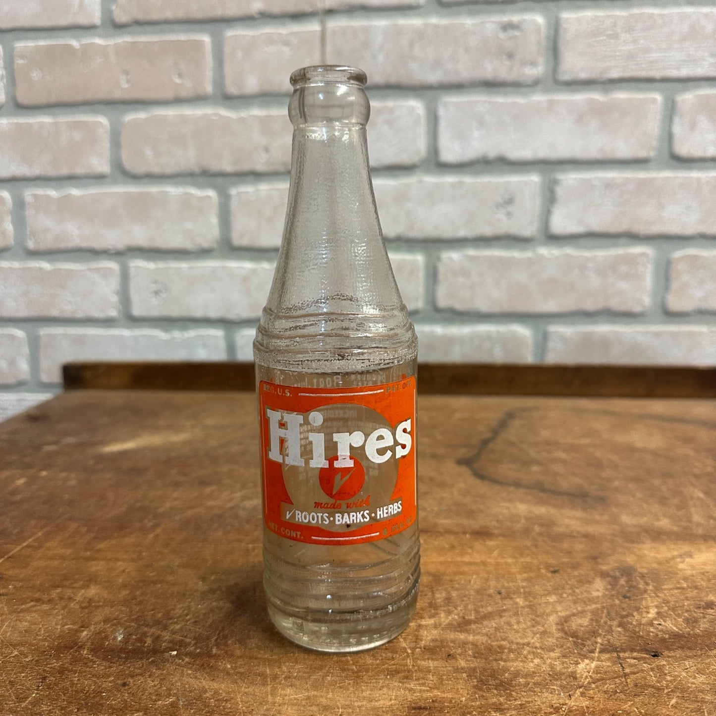 Scarce Vintage 1949 Hires Root Beer ACL Soda Bottle ,Philadelphia, PA 8 oz.