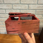RARE RARE Primitive Antique 19th c. Abingdon Family Mouse Trap Wood Illinois