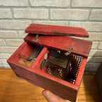 RARE RARE Primitive Antique 19th c. Abingdon Family Mouse Trap Wood Illinois
