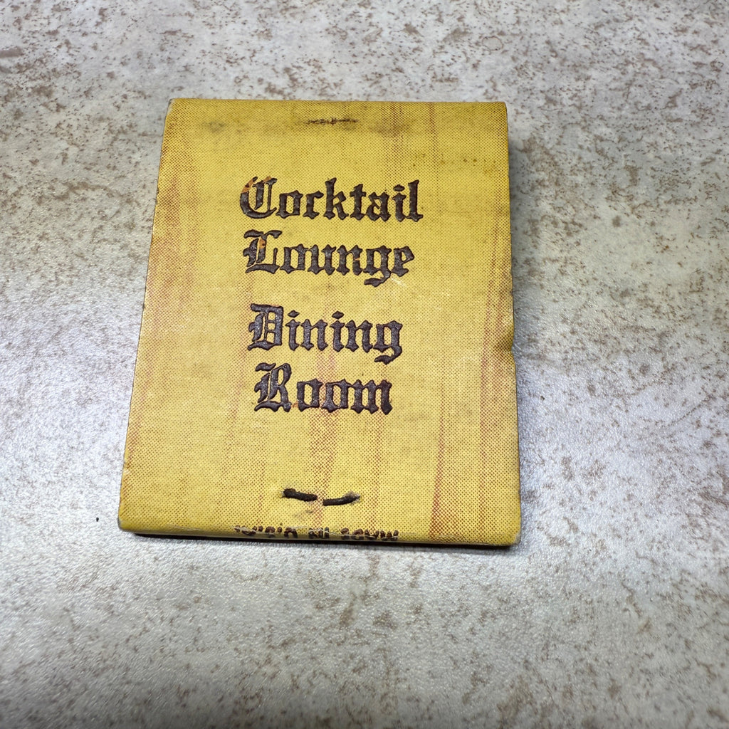 Hotel Republican Kewaskum Wis. Restaurant Supper Club Advertising Matchbook