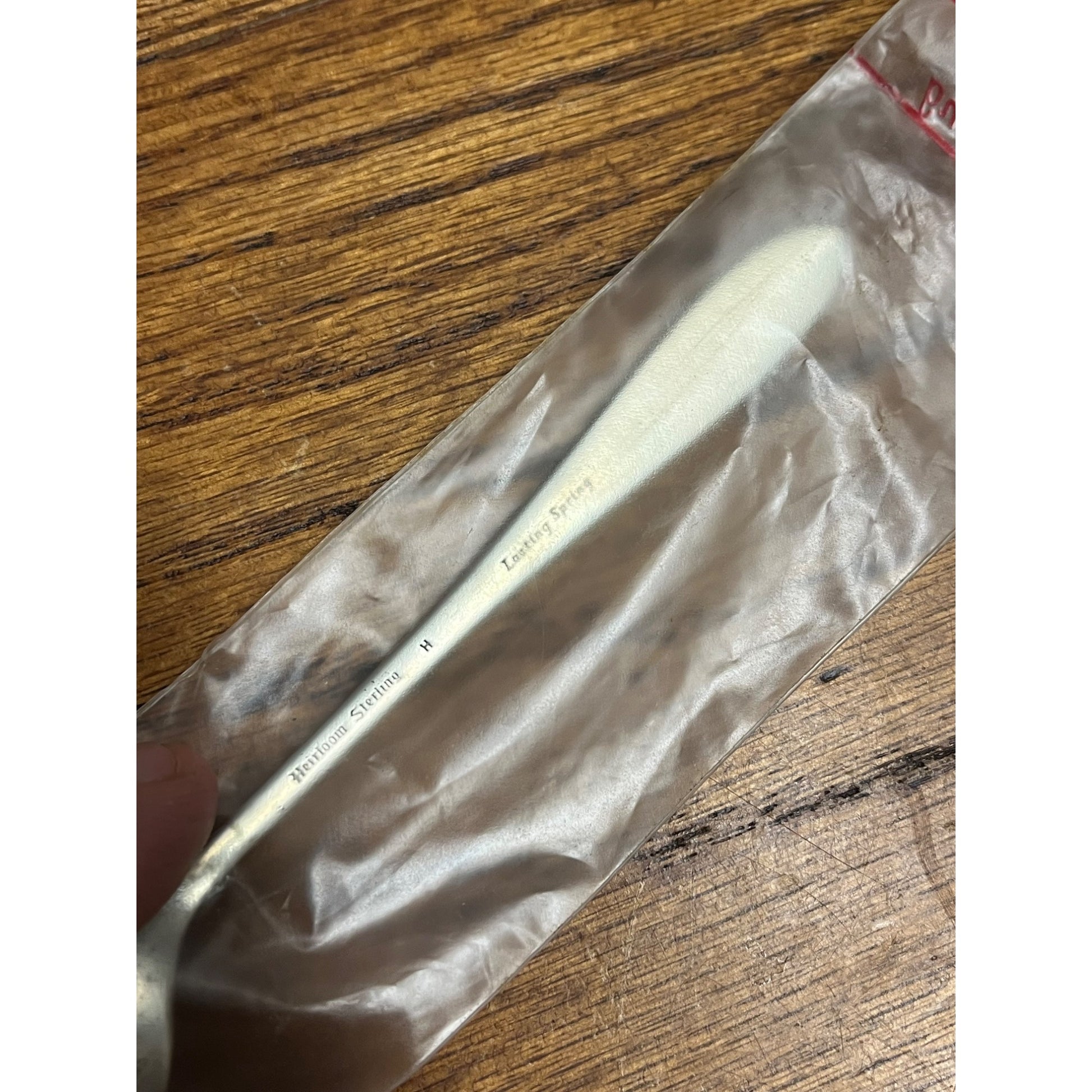 Vintage ONEIDA HEIRLOOM STERLING - LASTING SPRING 6-1/8" Tea Spoon NEW in Bag