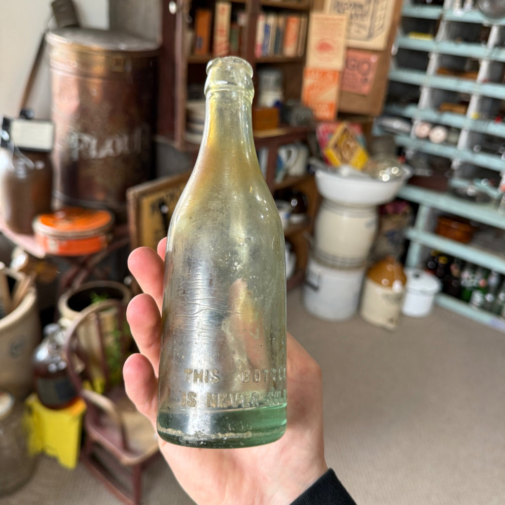 Chas Westerholm & Co. LIM. Chicago Soda Bottle Aqua Embossed Wisconsin Wis WI