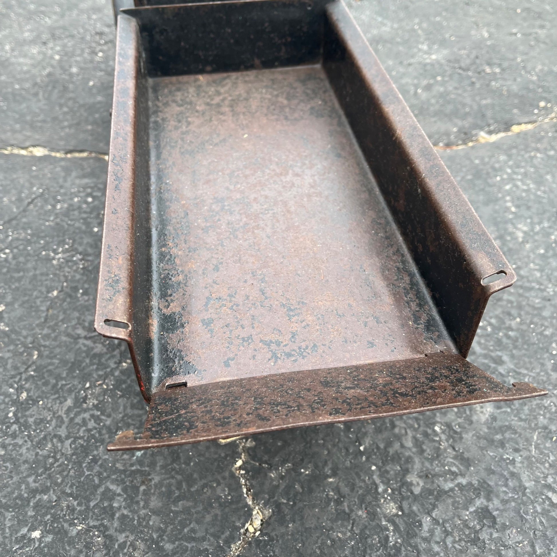 Vintage 1920s Buddy L Black Dump Truck Chain Driven Pressed Steel Toy