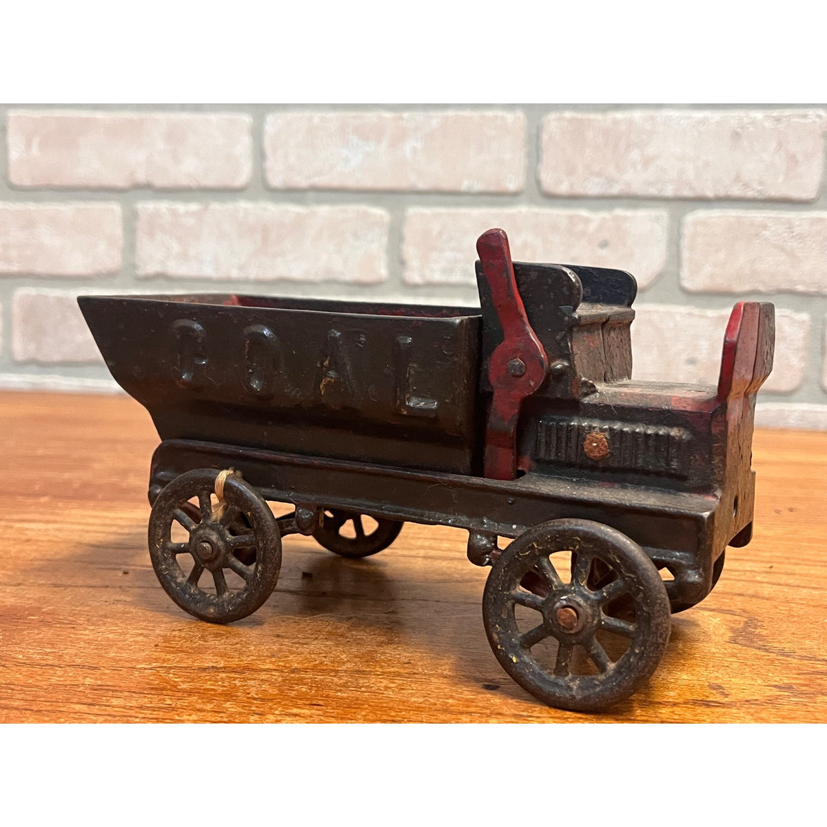Antique Kenton Cast Iron "Coal" Dump Truck Toy #843 - As-Is