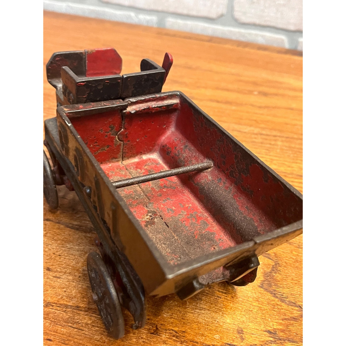 Antique Kenton Cast Iron "Coal" Dump Truck Toy #843 - As-Is