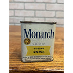 Vintage Monarch Anise Spice Tin, Reid Murdoch Co. Chicago Advertising Can
