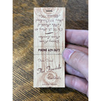 Vintage Matchbook Advertising - The Fireside Cocktails - Allenton, Wis.
