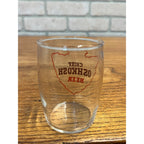 Chief Oshkosh Barrel Beer Glass ACL Oshkosh Wisconsin Brown and Red Variation