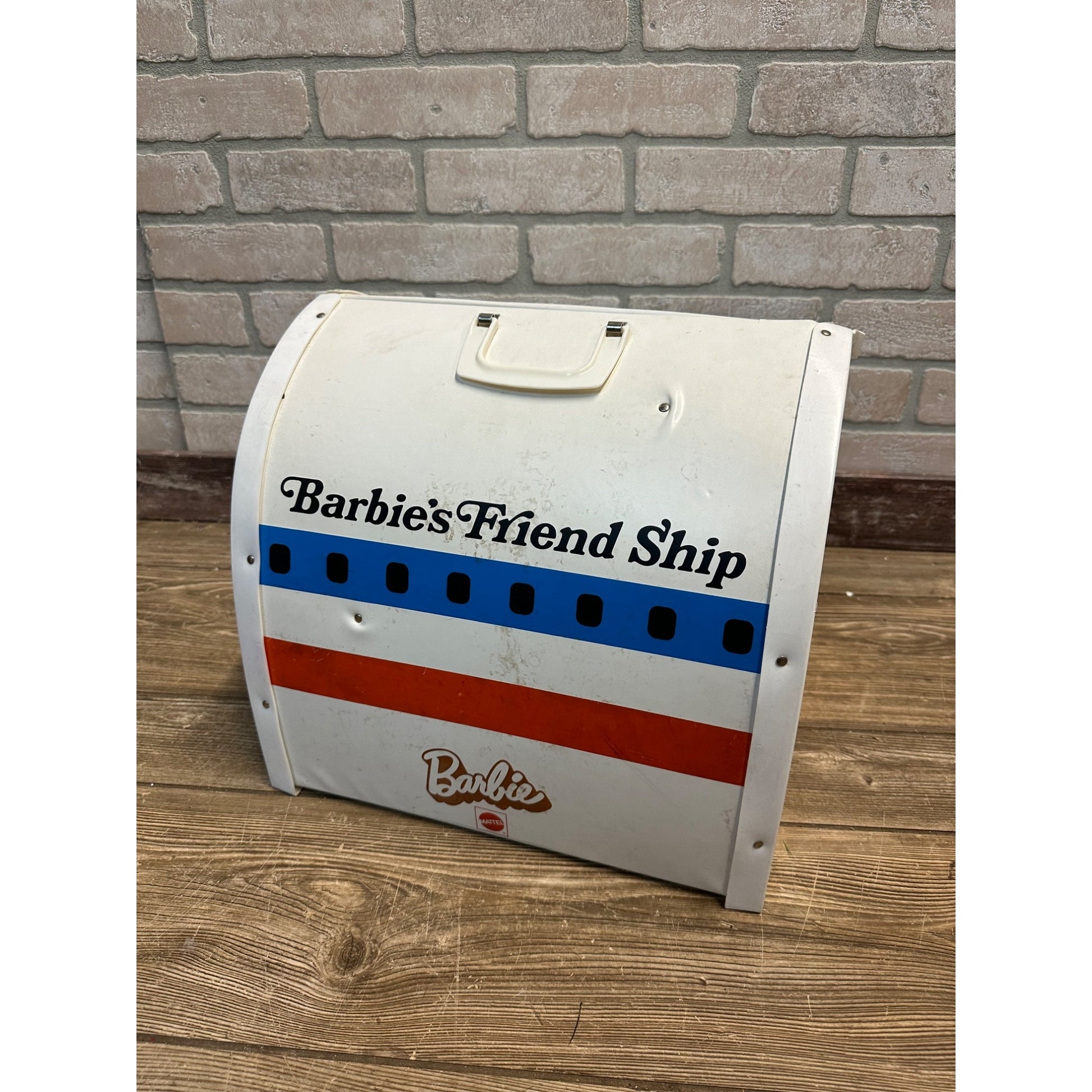 VINTAGE BARBIE FRIEND SHIP AIRPLANE CASE 1970S MATTEL #8639 UNITED AIRLINES