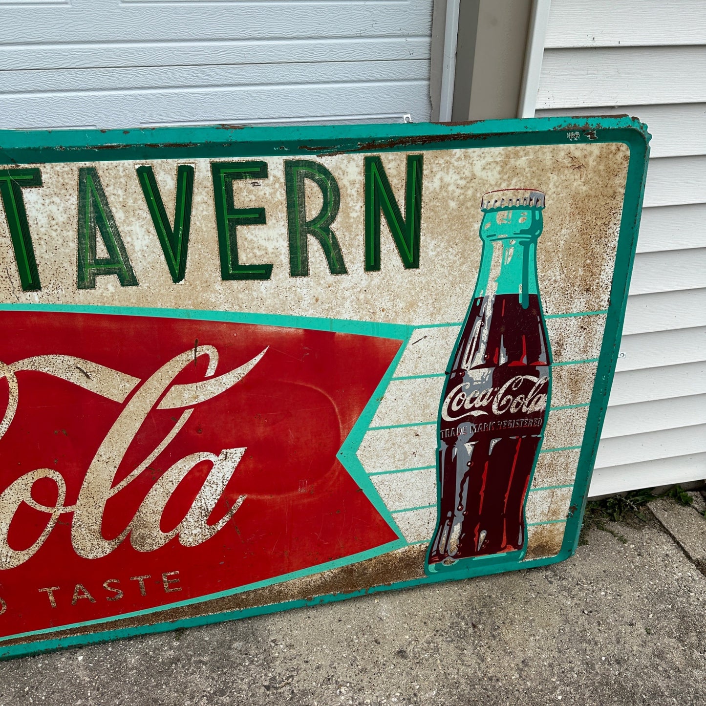 Vintage 9ft Coca-Cola Bottle Retro Large Soda Sign Advertising Slinger WIs